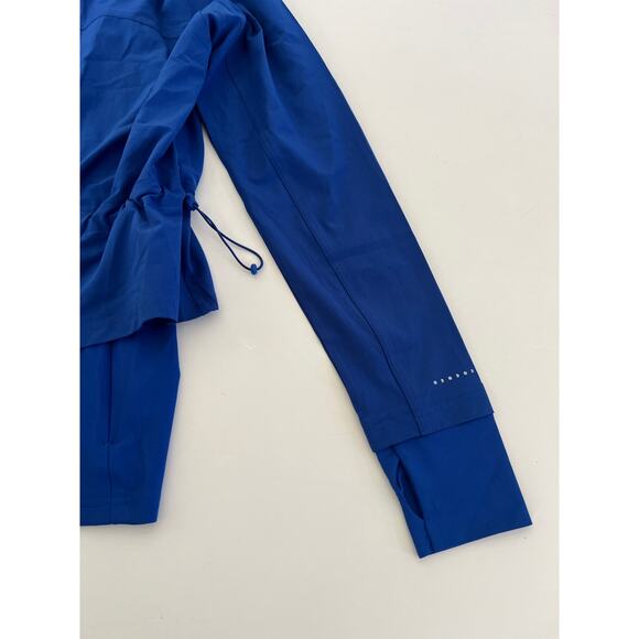 NWT Sweaty Betty Womens Size 6 Blue Fast Lane Zip Up Running Jacket Athleisure - Picture 9 of 16